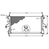Image de Radiateur, Refroidissement Du Moteur Pea2304 Ava Quality Cooling Ava Quality Cooling Pea2304 Citroen;Fiat;Peugeot
