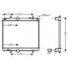 Image de Radiateur, Refroidissement Du Moteur Pea2331 Ava Quality Cooling Ava Quality Cooling Pea2331 Citroen;Peugeot
