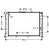 Image de Radiateur, Refroidissement Du Moteur Ala2091 Ava Quality Cooling Ava Quality Cooling Ala2091 Alfa Romeo