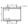 Image de Radiateur, Refroidissement Du Moteur Pe2281 Ava Quality Cooling Ava Quality Cooling Pe2281 Citroen;Peugeot