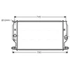 Image de Radiateur, Refroidissement Du Moteur To2402 Ava Quality Cooling Ava Quality Cooling To2402 Toyota