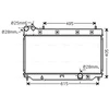 Image de Radiateur, Refroidissement Du Moteur Hd2206 Ava Quality Cooling Ava Quality Cooling Hd2206 Honda