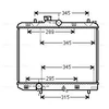 Image de Radiateur, Refroidissement Du Moteur Sz2111 Ava Quality Cooling Ava Quality Cooling Sz2111 Opel;Suzuki;Vauxhall