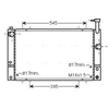 Image de Radiateur, Refroidissement Du Moteur To2494 Ava Quality Cooling Ava Quality Cooling To2494 Toyota