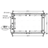 Image de Radiateur, Refroidissement Du Moteur Dwa2068 Ava Quality Cooling Ava Quality Cooling Dwa2068 Chevrolet;Daewoo