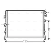 Image de Radiateur, Refroidissement Du Moteur Cr2105 Ava Quality Cooling Ava Quality Cooling Cr2105 Dodge;Fiat