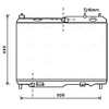 Image de Radiateur, Refroidissement Du Moteur Fd2442 Ava Quality Cooling Ava Quality Cooling Fd2442 Ford
