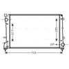 Image de Radiateur, Refroidissement Du Moteur Ft2390 Ava Quality Cooling Ava Quality Cooling Ft2390 Abarth