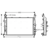 Image de Radiateur, Refroidissement Du Moteur Ola2431 Ava Quality Cooling Ava Quality Cooling Ola2431 Opel;Vauxhall