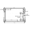 Image de Radiateur, Refroidissement Du Moteur Msa2475 Ava Quality Cooling Ava Quality Cooling Msa2475 Mercedes-Benz