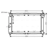 Image de Radiateur, Refroidissement Du Moteur Dwa2067 Ava Quality Cooling Ava Quality Cooling Dwa2067 Chevrolet;Daewoo