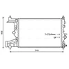 Image de Radiateur, Refroidissement Du Moteur Ola2484 Ava Quality Cooling Ava Quality Cooling Ola2484 Chevrolet;Opel;Vauxhall