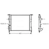 Image de Radiateur, Refroidissement Du Moteur Rta2197 Ava Quality Cooling Ava Quality Cooling Rta2197 Dacia;Nissan;Renault