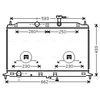 Image de Radiateur, Refroidissement Du Moteur Kaa2077 Ava Quality Cooling Ava Quality Cooling Kaa2077 Kia