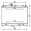 Image de Radiateur, Refroidissement Du Moteur Dn2338 Ava Quality Cooling Ava Quality Cooling Dn2338 Nissan