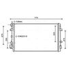 Image de Radiateur, Refroidissement Du Moteur Sa2021 Ava Quality Cooling Ava Quality Cooling Sa2021 Audi;Seat;Skoda;Volkswagen