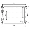 Image de Radiateur, Refroidissement Du Moteur Hy2274 Ava Quality Cooling Ava Quality Cooling Hy2274 Hyundai;Kia