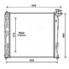 Image de Radiateur, Refroidissement Du Moteur Hy2282 Ava Quality Cooling Ava Quality Cooling Hy2282 Hyundai;Kia