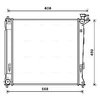 Image de Radiateur, Refroidissement Du Moteur Hy2284 Ava Quality Cooling Ava Quality Cooling Hy2284 Hyundai;Kia