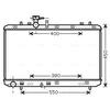 Image de Radiateur, Refroidissement Du Moteur Sza2084 Ava Quality Cooling Ava Quality Cooling Sza2084 Fiat;Suzuki