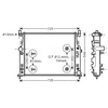 Image de Radiateur, Refroidissement Du Moteur Msa2436 Ava Quality Cooling Ava Quality Cooling Msa2436 Mercedes-Benz