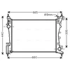Image de Radiateur, Refroidissement Du Moteur Cna2261 Ava Quality Cooling Ava Quality Cooling Cna2261 Citroen;Fiat;Peugeot