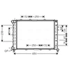 Image de Radiateur, Refroidissement Du Moteur Ala2038 Ava Quality Cooling Ava Quality Cooling Ala2038 Alfa Romeo