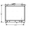 Image de Radiateur, Refroidissement Du Moteur Sza2055 Ava Quality Cooling Ava Quality Cooling Sza2055 Suzuki
