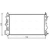 Image de Radiateur, Refroidissement Du Moteur Ol2599 Ava Quality Cooling Ava Quality Cooling Ol2599 Chevrolet;Opel
