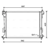 Image de Radiateur, Refroidissement Du Moteur Hy2302 Ava Quality Cooling Ava Quality Cooling Hy2302 Hyundai