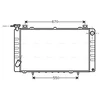 Image de Radiateur, Refroidissement Du Moteur Dna2150 Ava Quality Cooling Ava Quality Cooling Dna2150 Nissan