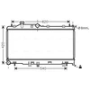 Image de Radiateur, Refroidissement Du Moteur Sua2072 Ava Quality Cooling Ava Quality Cooling Sua2072 Subaru