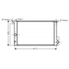 Image de Radiateur, Refroidissement Du Moteur Toa2397 Ava Quality Cooling Ava Quality Cooling Toa2397 Toyota