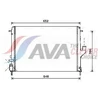 Image de Radiateur, Refroidissement Du Moteur Rta2478 Ava Quality Cooling Ava Quality Cooling Rta2478 Dacia;Renault