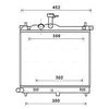 Image de Radiateur, Refroidissement Du Moteur Hya2291 Ava Quality Cooling Ava Quality Cooling Hya2291 Hyundai
