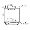 Image de Radiateur, Refroidissement Du Moteur Pe2368 Ava Quality Cooling Ava Quality Cooling Pe2368 Citroen;Ds;Peugeot
