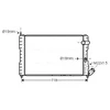 Image de Radiateur, Refroidissement Du Moteur Cna2037 Ava Quality Cooling Ava Quality Cooling Cna2037 Citroen;Peugeot