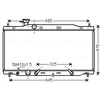 Image de Radiateur, Refroidissement Du Moteur Hd2269 Ava Quality Cooling Ava Quality Cooling Hd2269 Honda
