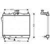 Image de Radiateur, Refroidissement Du Moteur Hya2101 Ava Quality Cooling Ava Quality Cooling Hya2101 Hyundai
