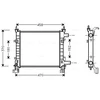 Image de Radiateur, Refroidissement Du Moteur Fda2260 Ava Quality Cooling Ava Quality Cooling Fda2260 Ford