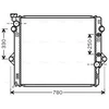 Image de Radiateur, Refroidissement Du Moteur Toa2478 Ava Quality Cooling Ava Quality Cooling Toa2478 Toyota