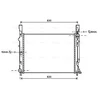 Image de Radiateur, Refroidissement Du Moteur Rta2472 Ava Quality Cooling Ava Quality Cooling Rta2472 Renault