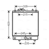 Image de Radiateur, Refroidissement Du Moteur Ola2542 Ava Quality Cooling Ava Quality Cooling Ola2542 Opel;Vauxhall