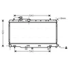 Image de Radiateur, Refroidissement Du Moteur Sua2050 Ava Quality Cooling Ava Quality Cooling Sua2050 Subaru