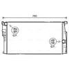 Image de Radiateur, Refroidissement Du Moteur Bw2446 Ava Quality Cooling Ava Quality Cooling Bw2446 Bmw