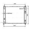 Image de Radiateur, Refroidissement Du Moteur Dn2385 Ava Quality Cooling Ava Quality Cooling Dn2385 Nissan
