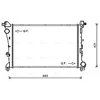 Image de Radiateur, Refroidissement Du Moteur Ft2414 Ava Quality Cooling Ava Quality Cooling Ft2414 Fiat