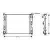 Image de Radiateur, Refroidissement Du Moteur Rta2374 Ava Quality Cooling Ava Quality Cooling Rta2374 Renault