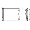 Image de Radiateur, Refroidissement Du Moteur Rta2375 Ava Quality Cooling Ava Quality Cooling Rta2375 Renault