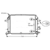 Image de Radiateur, Refroidissement Du Moteur Ola2460 Ava Quality Cooling Ava Quality Cooling Ola2460 Opel;Vauxhall